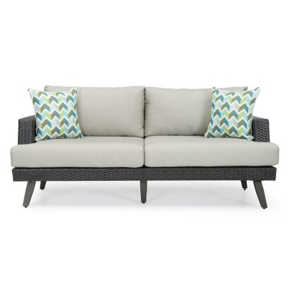 Portofino® Casual Sunbrella® Outdoor 71in Sofa - Dove Gray
