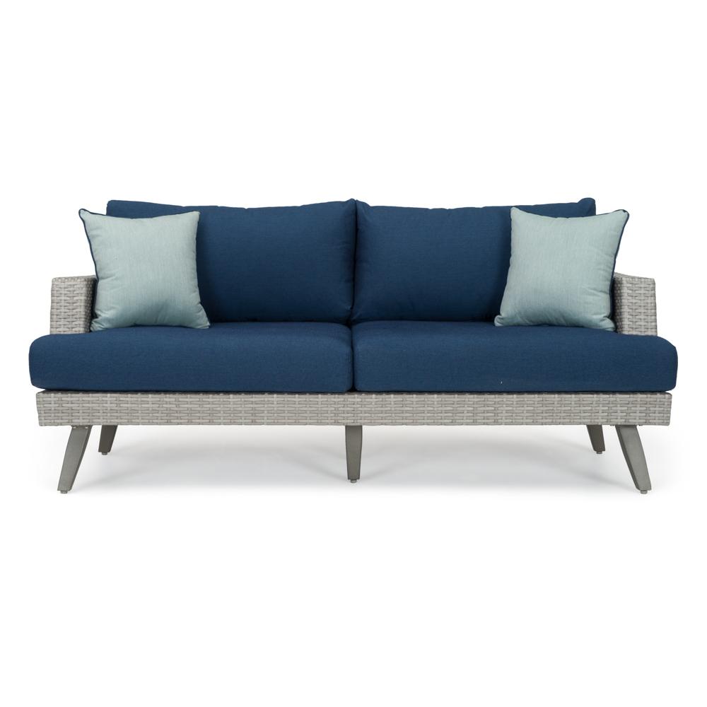 Portofino® Casual 71in Sunbrella® Outdoor Sofa - Laguna Blue