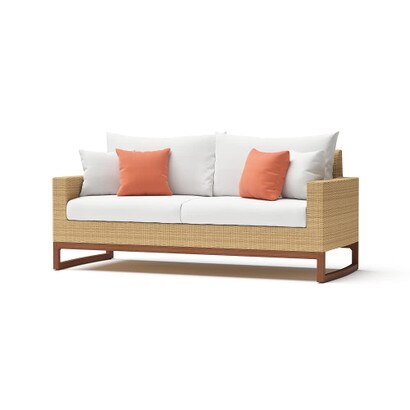 Mili™ 76in Sofa - Cast Coral