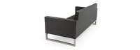 Milo™ Espresso 78in Sunbrella® Outdoor Sofa - Charcoal Gray