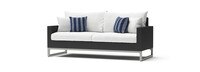Milo™ Espresso 78in Sofa - Centered Ink