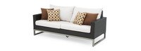 Milo™ Espresso 78in Sofa - Moroccan Cream