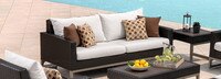 Milo™ Espresso 78in Sofa - Moroccan Cream
