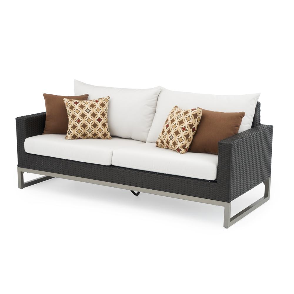 Milo™ Espresso 78in Sofa - Moroccan Cream