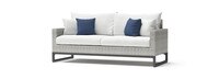 Milo™ Gray 78in Sofa - Bliss Ink