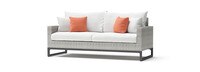 Milo™ Gray 78in Sofa - Cast Coral