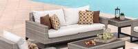 Milo™ Gray 78in Sofa - Moroccan Cream