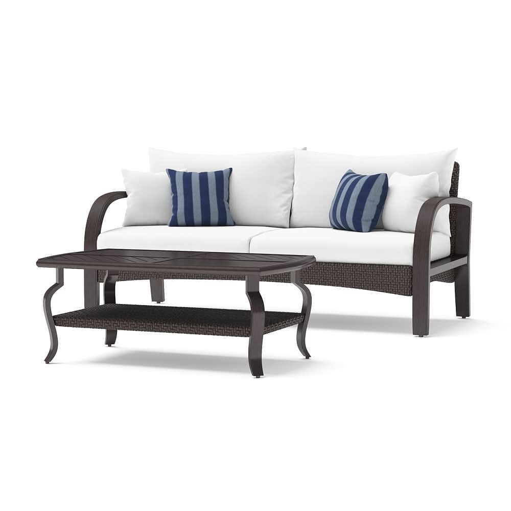 Barcelo™ Sofa & Coffee Table- Centered Ink