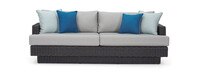 Portofino® Repose 88in Sunbrella® Outdoor Sofa - Dove
