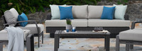 Portofino® Repose 88in Sunbrella® Outdoor Sofa - Dove