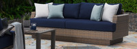 Portofino® Repose 88in Sunbrella® Outdoor Sofa - Laguna Blue