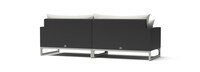 Milo™ Espresso 96in Sunbrella Outdoor Sofa - Bliss Ink
