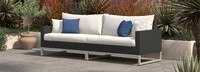 Milo™ Espresso 96in Sunbrella Outdoor Sofa - Bliss Ink