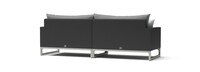 Milo™ Espresso 96in Sunbrella Outdoor Sofa - Charcoal Gray