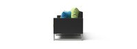 Milo™ Espresso 96in Sunbrella Outdoor Sofa - Ginkgo Green