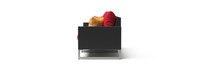 Milo™ Espresso 96in Sunbrella Outdoor Sofa - Sunset Red