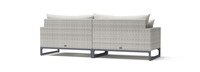 Milo™ Gray 96in Sunbrella Outdoor Sofa - Cast Coral