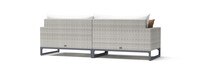 Milo™ Gray 96in Sunbrella Outdoor Sofa - Moroccan Cream