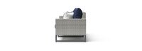 Milo™ Gray 96in Sunbrella Outdoor Sofa - Navy Blue