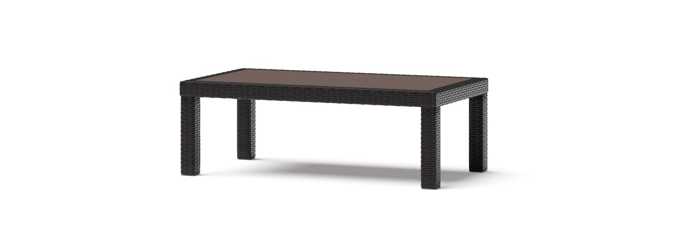 Deco™ Sunbrella® Outdoor Sofa & Coffee Table - Spa Blue