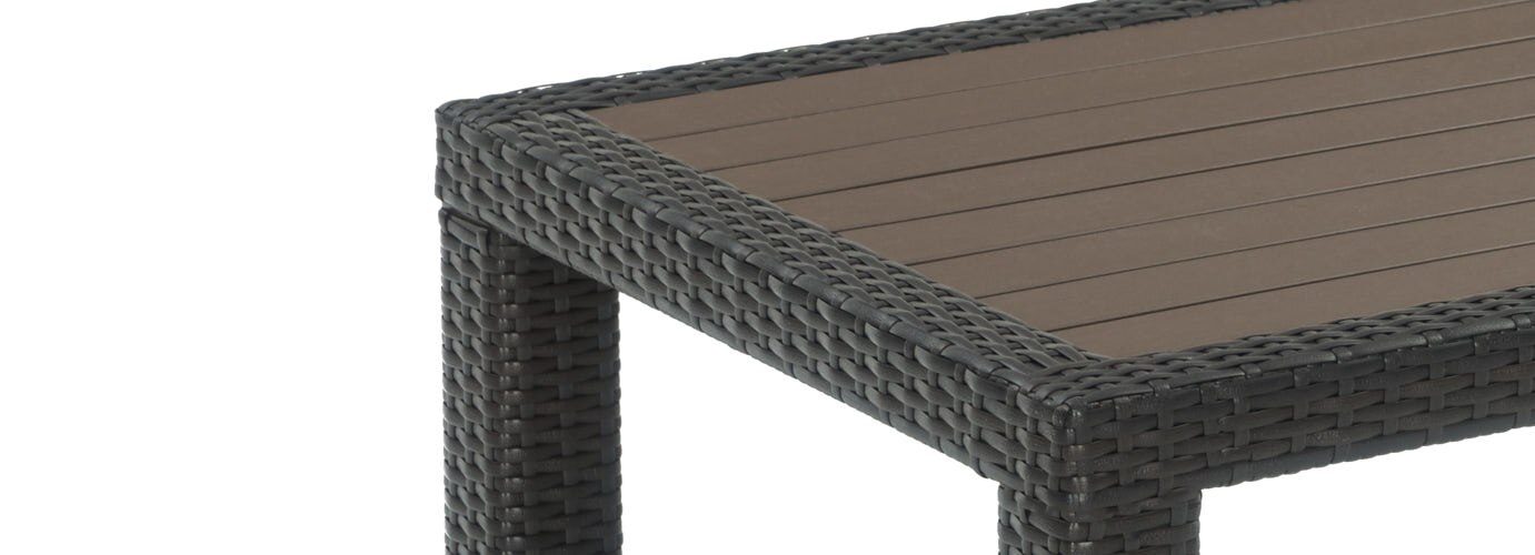 Deco™ Sunbrella® Outdoor Sofa & Coffee Table - Spa Blue