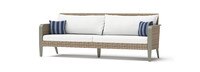 Grantina™ 88in Sunbrella® Outdoor Sofa & Ottomans - Centered Ink