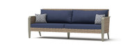 Grantina™ 88in Sunbrella® Outdoor Sofa & Ottomans - Navy Blue