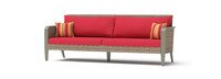 Grantina™ 88in Sofa and Ottomans - Sunset Red