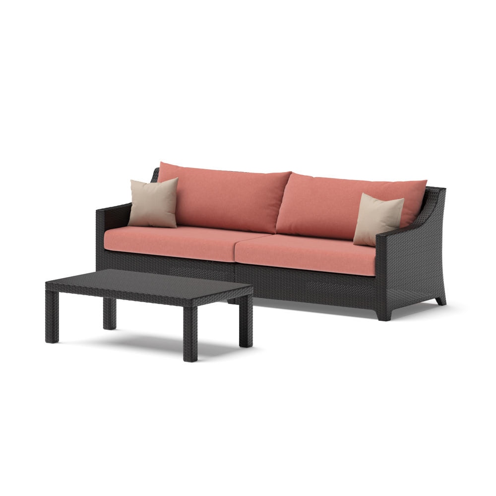 Deco™ Sunbrella® Outdoor Sofa & Coffee Table - Play Adobe