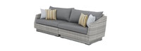 Cannes™ Sunbrella® Outdoor Sofa & Coffee Table - Charcoal Gray