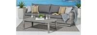 Cannes™ Sunbrella® Outdoor Sofa & Coffee Table - Ginkgo Green