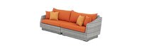Cannes™ Sunbrella® Outdoor Sofa & Coffee Table - Tikka Orange