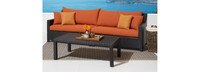 Deco™ Sunbrella® Outdoor Sofa & Coffee Table - Navy Blue