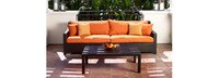 Deco™ Sunbrella® Outdoor Sofa & Coffee Table - Navy Blue