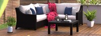 Deco™ 4 Piece Sectional and Table - Bliss Ink