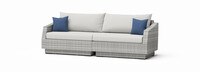 Cannes™ 4 Piece Sunbrella® Outdoor Sectional & Table - Bliss Ink