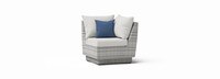 Cannes™ 4 Piece Sunbrella® Outdoor Sectional & Table - Bliss Ink
