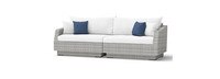 Cannes™ 4 Piece Sectional & Table - Bliss Ink
