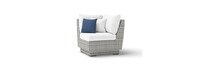 Cannes™ 4 Piece Sectional & Table - Bliss Ink