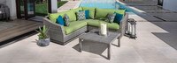 Cannes™ 4 Piece Sectional & Table - Bliss Ink