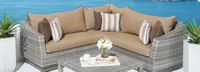 Cannes™ 4 Piece Sectional & Table - Maxim Beige