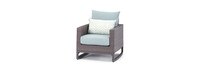Milea™ 4 Piece Sunbrella® Outdoor Seating Set - Mist Blue