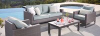 Milea™ 4 Piece Sunbrella® Outdoor Seating Set - Mist Blue