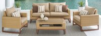 Mili™ 4 Piece Sunbrella® Outdoor Seating Set - Maxim Beige