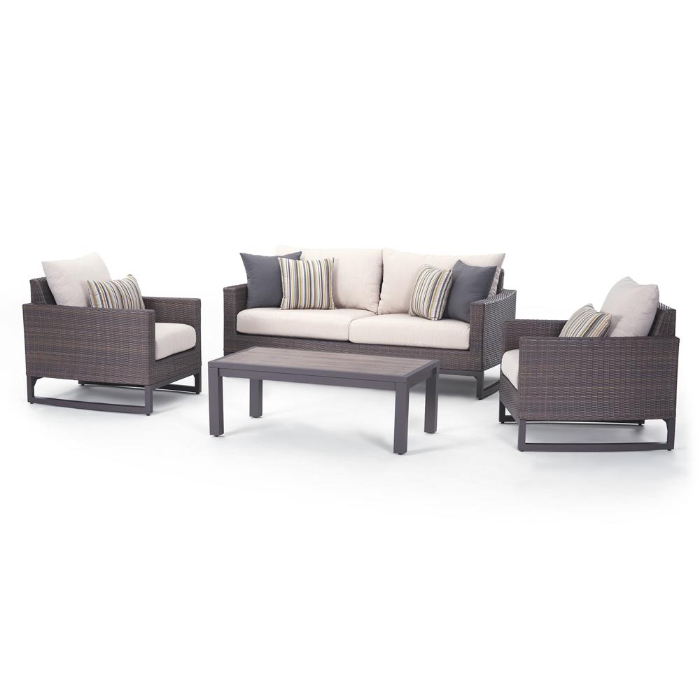 Milea™ 4 Piece Seating Set - Natural Beige