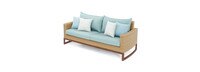 Mili™ 4 Piece Sunbrella® Outdoor Seating Set - Spa Blue