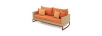 Mili™ 4 Piece Sunbrella® Outdoor Seating Set - Tikka Orange