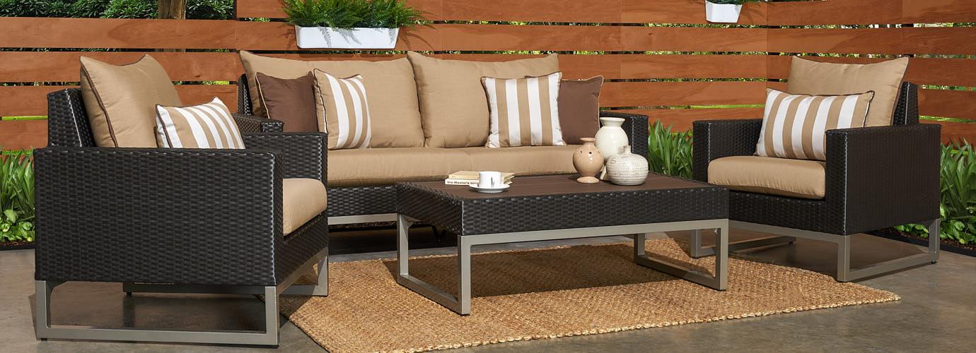 RST Brands Milo Outdoor Seating Set - Thumbnail 4