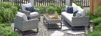 Milo™ Gray 4 Piece Seating Set - Centered Ink