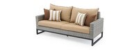 Milo™ Gray 4 Piece Seating Set - Maxim Beige